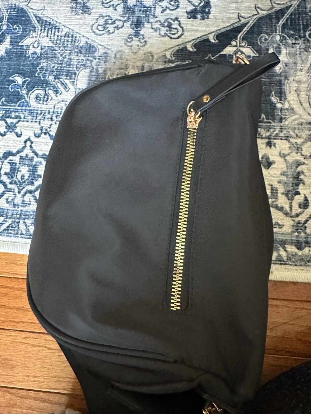 Viral Nylon Black Bum Bag - Picture 3 of 4